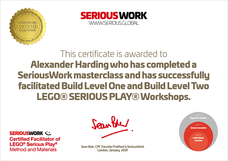 LEGO Serious Play Certification 